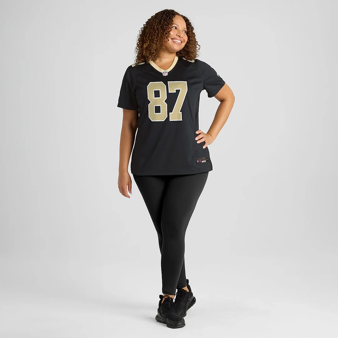 Zennovawear Joe Horn New Orleans Saints Women's Game Retired Player Jersey - Black