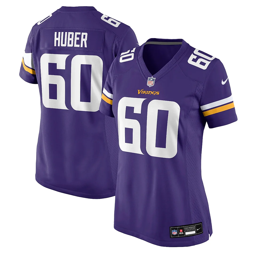 Zennovawear Joe Huber Minnesota Vikings Women's Team Game Jersey - Purple