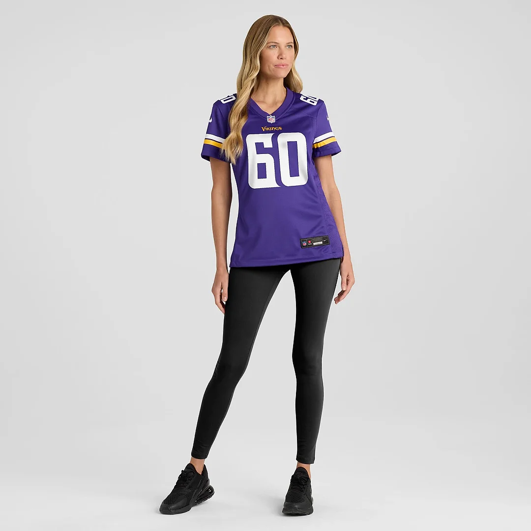 Zennovawear Joe Huber Minnesota Vikings Women's Team Game Jersey - Purple
