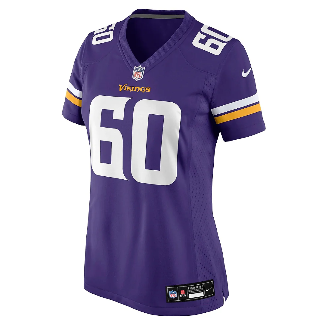 Zennovawear Joe Huber Minnesota Vikings Women's Team Game Jersey - Purple