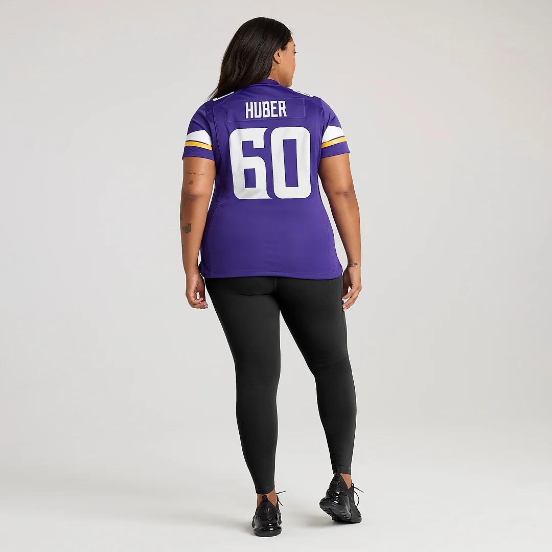 Zennovawear Joe Huber Minnesota Vikings Women's Team Game Jersey - Purple