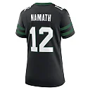 Zennovawear Joe Namath New York Jets Women's Retired Player Alternate Game Jersey - Legacy Black
