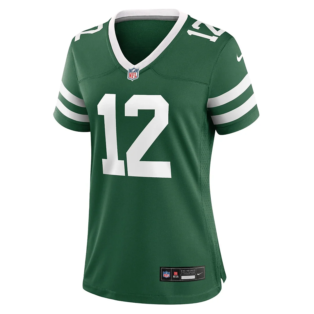 Zennovawear Joe Namath New York Jets Women's Retired Player Game Jersey - Legacy Green
