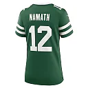 Zennovawear Joe Namath New York Jets Women's Retired Player Game Jersey - Legacy Green