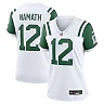 Zennovawear Joe Namath New York Jets Women's Classic Alternate Retired Player Game Jersey - White