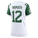 Zennovawear Joe Namath New York Jets Women's Classic Alternate Retired Player Game Jersey - White