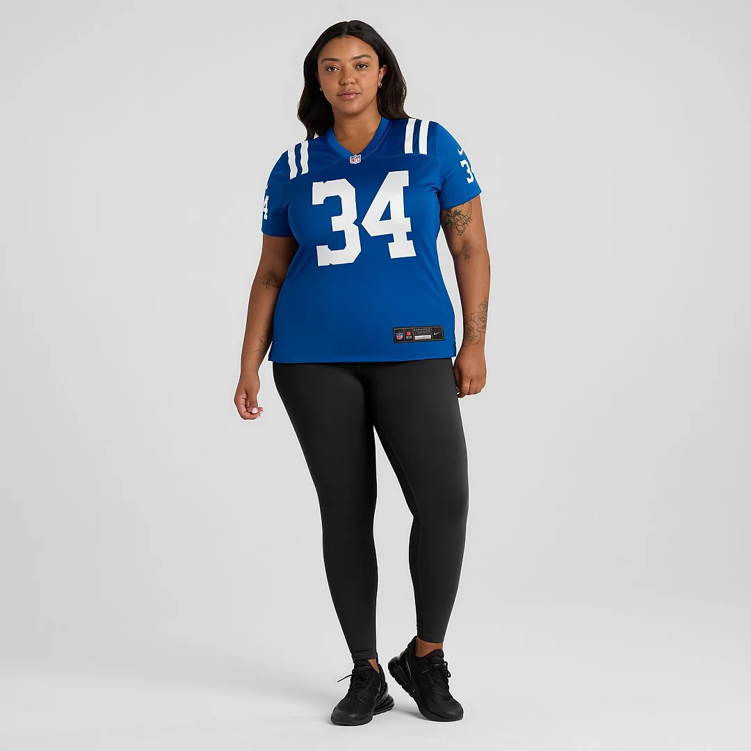 Zennovawear Joe Perry Indianapolis Colts Women's Game Retired Player Jersey - Royal