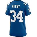 Zennovawear Joe Perry Indianapolis Colts Women's Game Retired Player Jersey - Royal
