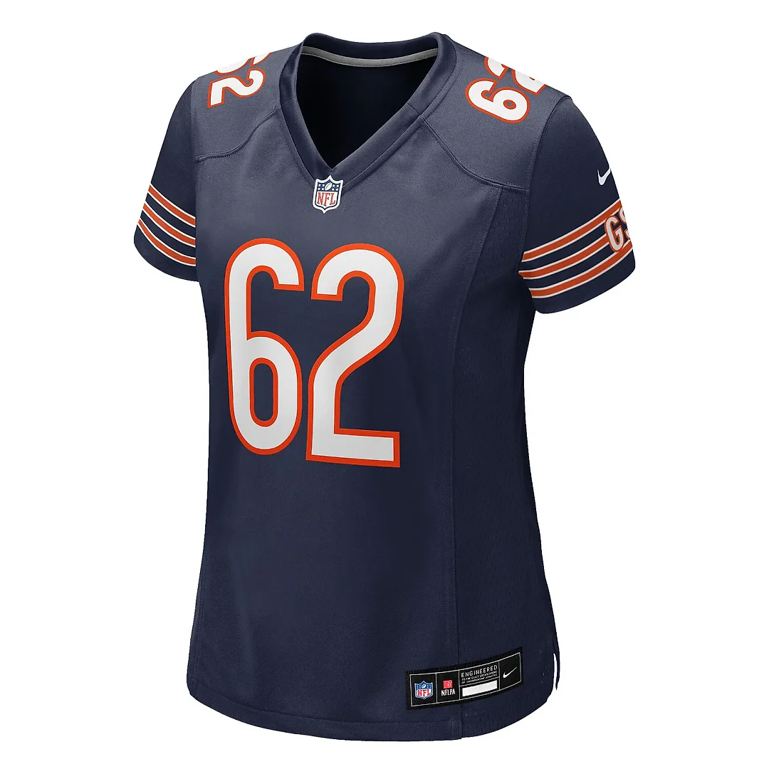 Zennovawear Joe Thuney Chicago Bears Women's Team Game Jersey - Navy