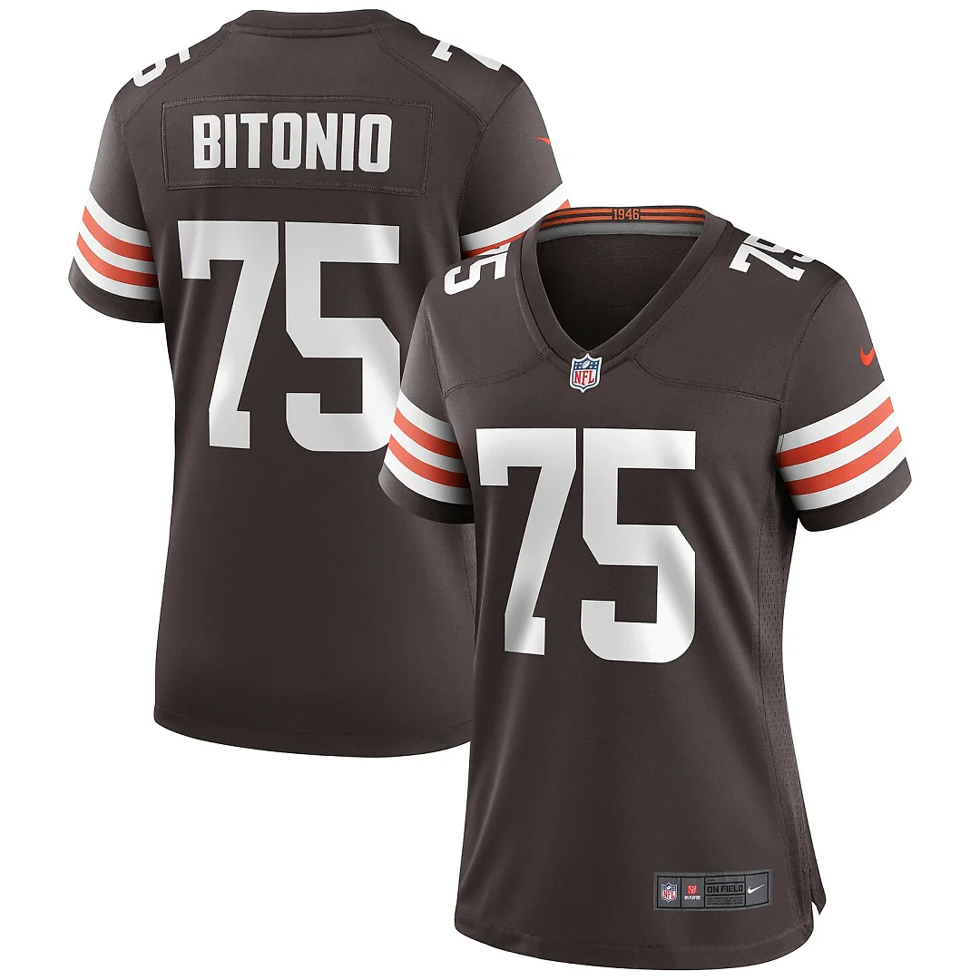 Zennovawear Joel Bitonio Cleveland Browns Women's Game Jersey - Brown