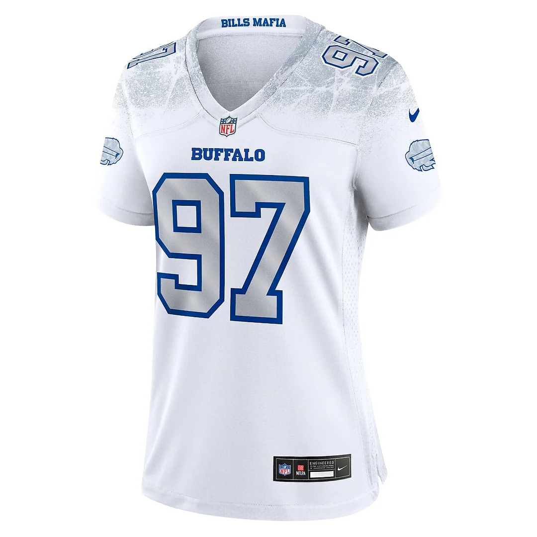 Zennovawear Joey Bosa Buffalo Bills Women's 2025 Rivalries Collection Game Jersey - White