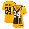 Zennovawear Joey Porter Jr. Pittsburgh Steelers Women's Alternate 1933 Throwback Game Jersey - Gold