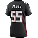 Zennovawear John Abraham Atlanta Falcons Women's Game Retired Player Jersey - Black
