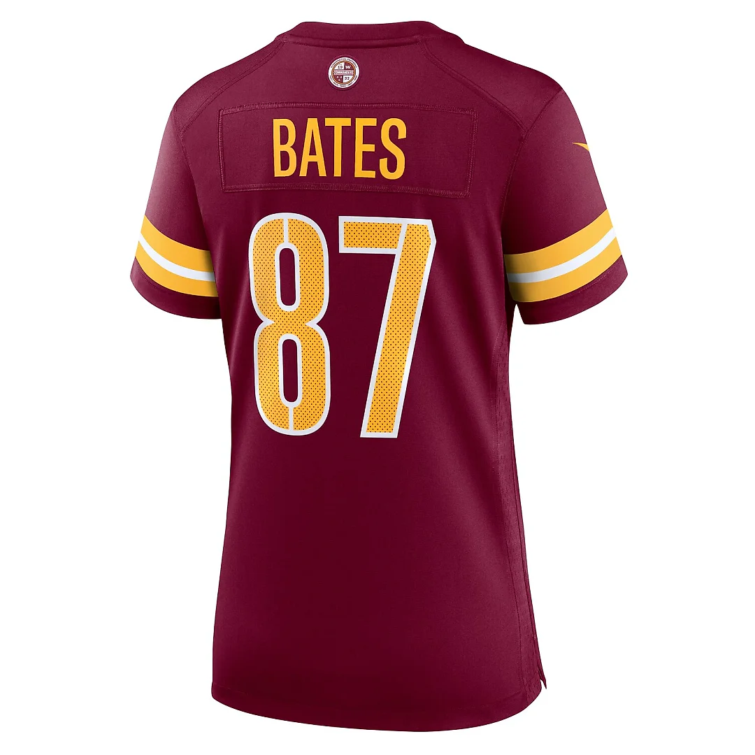 Zennovawear John Bates Washington Commanders Women's Game Jersey - Burgundy