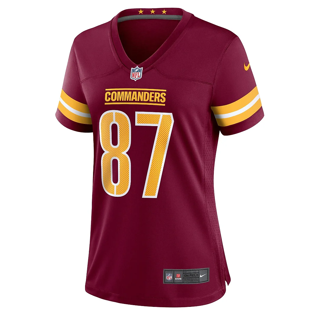 Zennovawear John Bates Washington Commanders Women's Game Jersey - Burgundy
