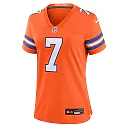 Zennovawear John Elway Denver Broncos Women's Mile High Collection 1977 Throwback Player Game Jersey - Orange