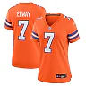 Zennovawear John Elway Denver Broncos Women's Mile High Collection 1977 Throwback Player Game Jersey - Orange