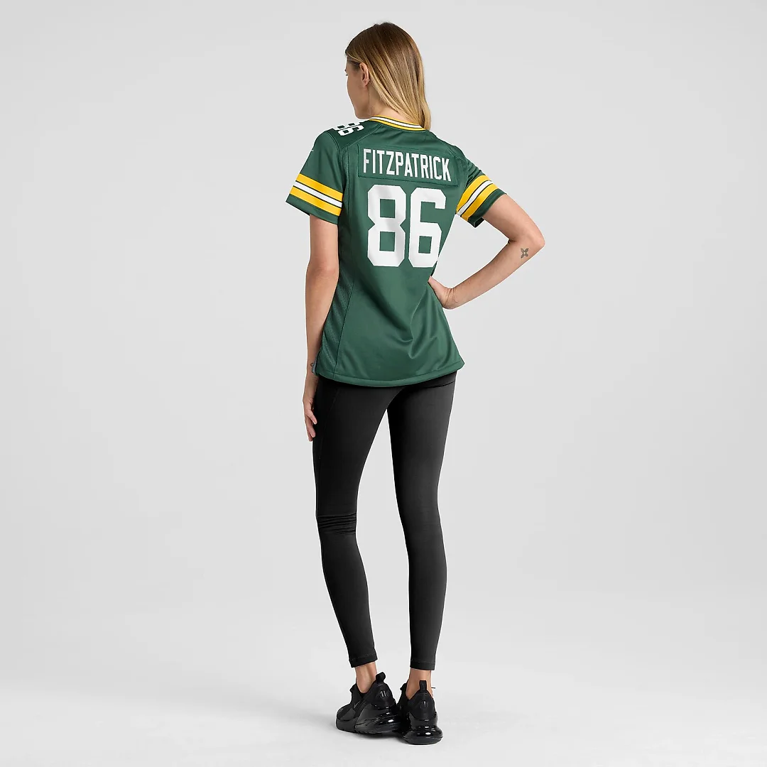 Zennovawear John FitzPatrick Green Bay Packers Women's Team Game Jersey - Green