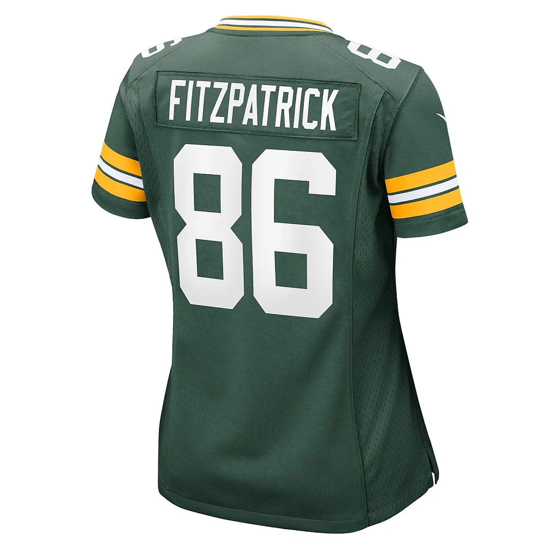 Zennovawear John FitzPatrick Green Bay Packers Women's Team Game Jersey - Green