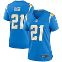 Zennovawear John Hadl Los Angeles Chargers Women's Game Retired Player Jersey - Powder Blue
