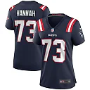Zennovawear John Hannah New England Patriots Women's Game Retired Player Jersey - Navy