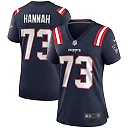 Zennovawear John Hannah New England Patriots Women's Game Retired Player Jersey - Navy