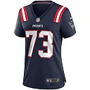 Zennovawear John Hannah New England Patriots Women's Game Retired Player Jersey - Navy
