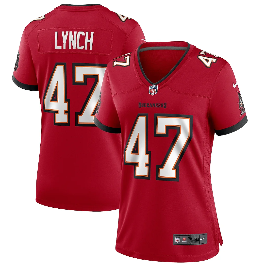 Zennovawear John Lynch Tampa Bay Buccaneers Women's Game Retired Player Jersey - Red