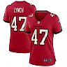 Zennovawear John Lynch Tampa Bay Buccaneers Women's Game Retired Player Jersey - Red