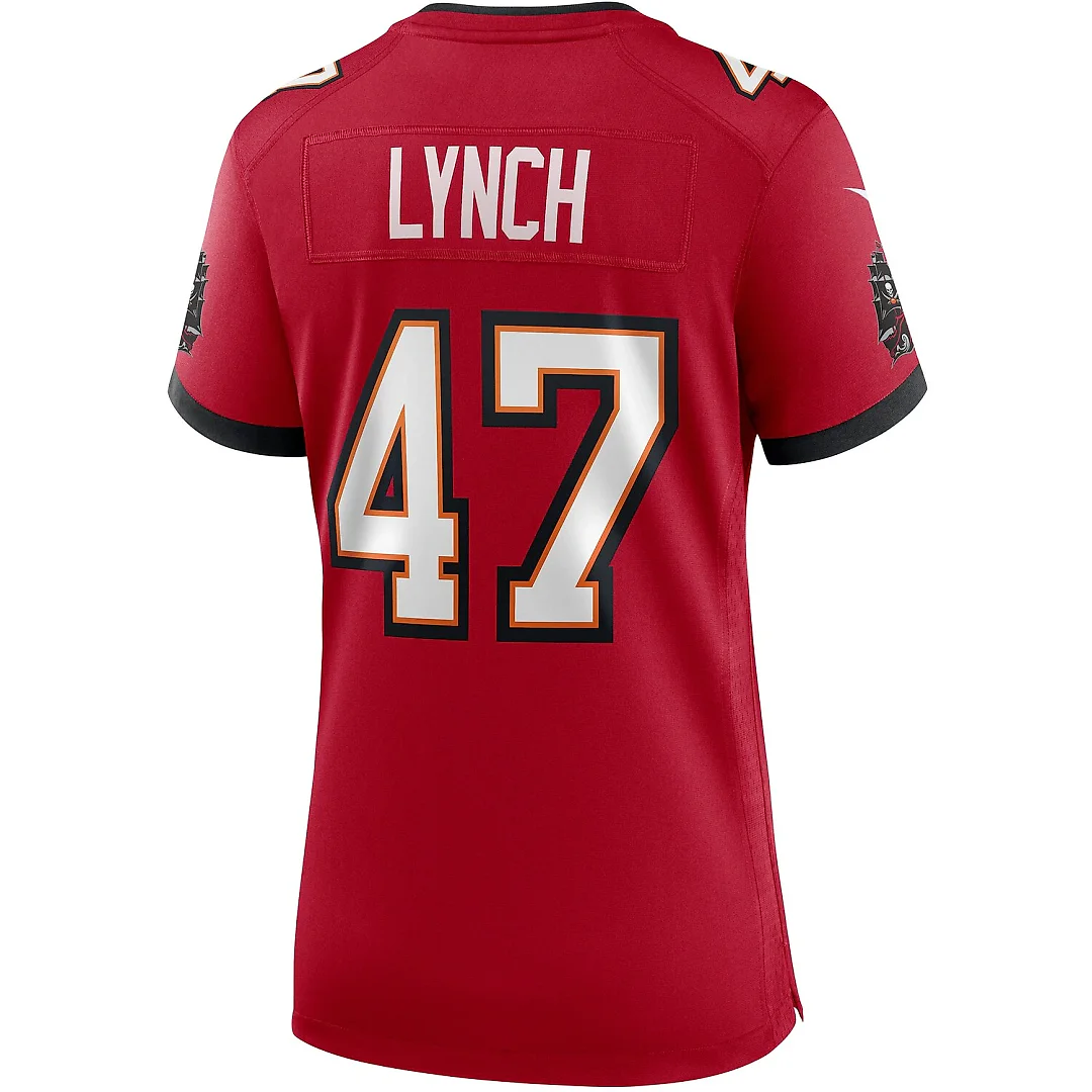 Zennovawear John Lynch Tampa Bay Buccaneers Women's Game Retired Player Jersey - Red