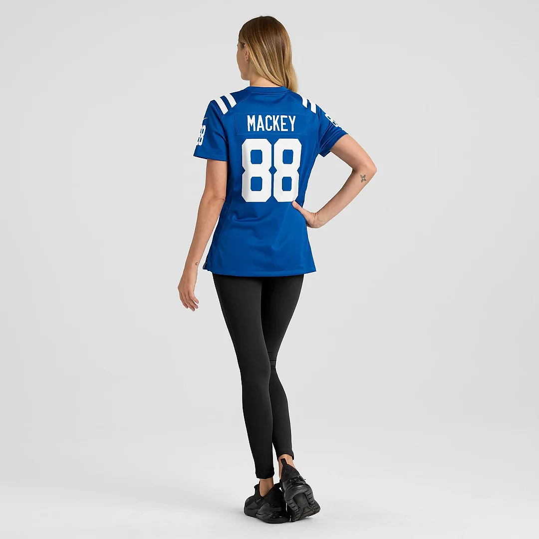 Zennovawear John Mackey Indianapolis Colts Women's Game Retired Player Jersey - Royal