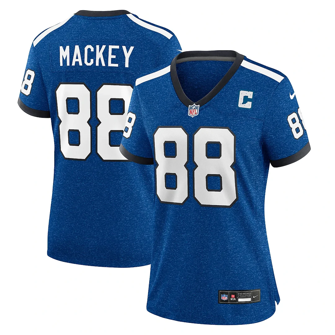 Zennovawear John Mackey Indianapolis Colts Women's Indiana Nights Alternate Game Jersey - Royal