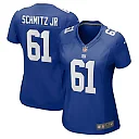 Zennovawear John Michael Schmitz Jr. New York Giants Women's Game Jersey - Royal