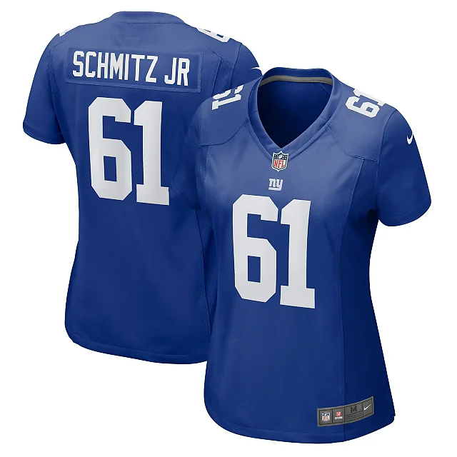 Zennovawear John Michael Schmitz Jr. New York Giants Women's Game Jersey - Royal