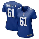 Zennovawear John Michael Schmitz Jr. New York Giants Women's Game Jersey - Royal