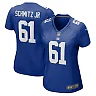 Zennovawear John Michael Schmitz Jr. New York Giants Women's Game Jersey - Royal