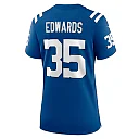 Zennovawear Johnathan Edwards Indianapolis Colts Women's Team Game Jersey - Royal