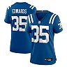 Zennovawear Johnathan Edwards Indianapolis Colts Women's Team Game Jersey - Royal