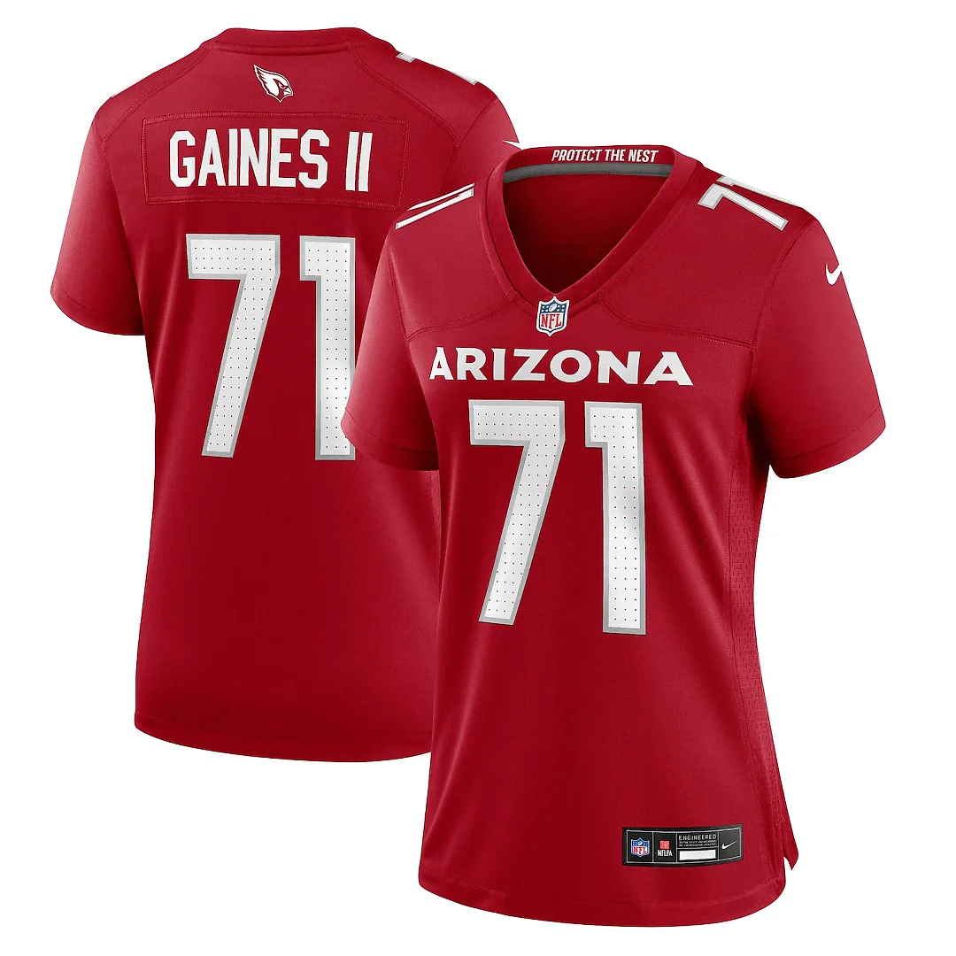 Zennovawear Jon Gaines II Arizona Cardinals Women's Team Game Jersey - Cardinal
