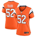 Zennovawear Jonah Elliss Denver Broncos Women's Team Game Jersey - Orange
