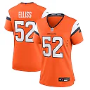 Zennovawear Jonah Elliss Denver Broncos Women's Team Game Jersey - Orange