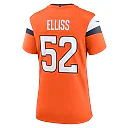 Zennovawear Jonah Elliss Denver Broncos Women's Team Game Jersey - Orange