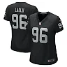 Zennovawear Jonah Laulu Las Vegas Raiders Women's Game Jersey - Black