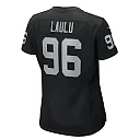 Zennovawear Jonah Laulu Las Vegas Raiders Women's Game Jersey - Black