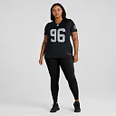 Zennovawear Jonah Laulu Las Vegas Raiders Women's Game Jersey - Black