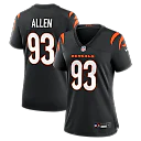 Zennovawear Jonathan Allen Cincinnati Bengals Women's Team Game Jersey - Black