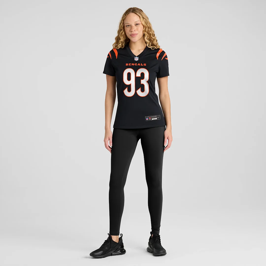 Zennovawear Jonathan Allen Cincinnati Bengals Women's Team Game Jersey - Black