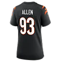 Zennovawear Jonathan Allen Cincinnati Bengals Women's Team Game Jersey - Black