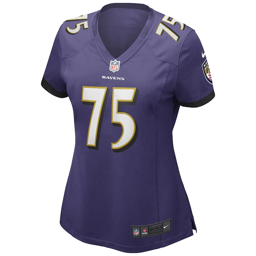 Zennovawear Jonathan Ogden Baltimore Ravens Women's Game Retired Player Jersey - Purple
