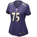 Zennovawear Jonathan Ogden Baltimore Ravens Women's Game Retired Player Jersey - Purple